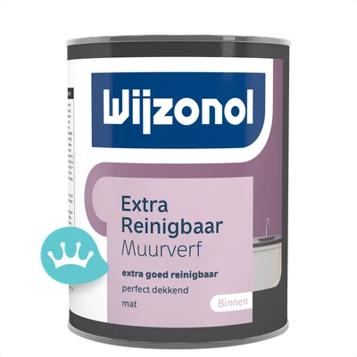 Wijzonol Muurverf Extra Reinigbaar 1 liter packshot