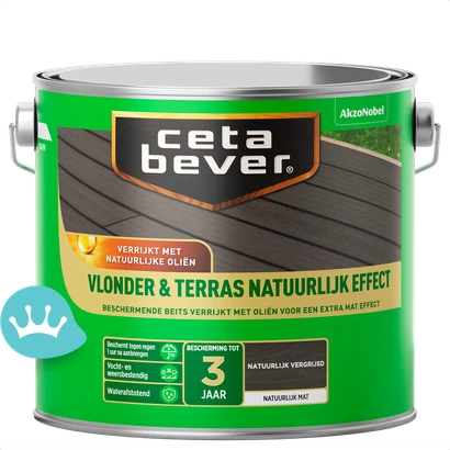 CetaBever Vlonder Terras Natuurlijk Effect Vergrijsd 2,5 liter packshot