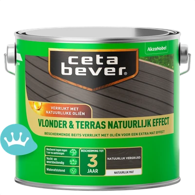 CetaBever Vlonder Terras Natuurlijk Effect Vergrijsd 2,5 liter packshot