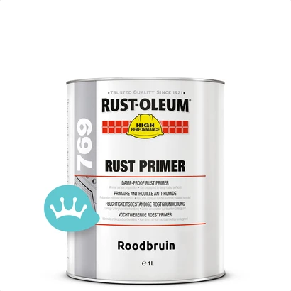 Rust Oleum 769 Vochtwerende Roestprimer Roodbruin 1 liter packshot