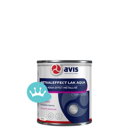 Avis Metaaleffectlak Aqua Zilver 125 mililiter packshot