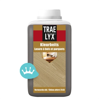 Trae Lyx Kleurbeits Verweerde Eik 2543 1 liter packshot