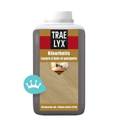 Trae Lyx Kleurbeits Verweerde Eik 2543 1 liter packshot