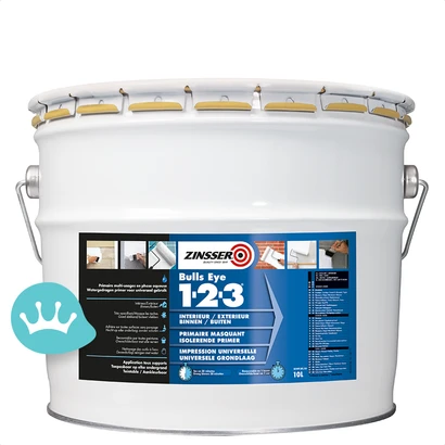 Zinsser Bulls Eye 1 2 3 Wit 10 liter packshot