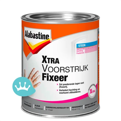 Alabastine Xtra Voorstrijk Fixeer Transparant 1 liter packshot
