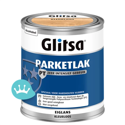 Glitsa Parketlak PT Eiglans Kleurloos 1 liter packshot