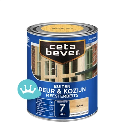 CetaBever Transparante Meesterbeits Deur En Kozijn Zijdeglans 003 Blank 750 mililiter packshot