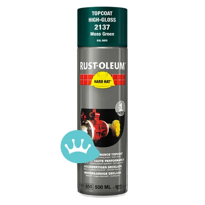 Rust Oleum Hard Hat Deklaag Mosgroen 2137 Ral 6005 500 mililiter packshot