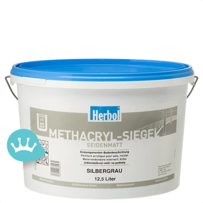 Herbol Methacryl Siegel Zilvergrijs 12,5 liter packshot