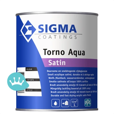 Sigma Torno Aqua Satin Mengkleur 1 liter packshot