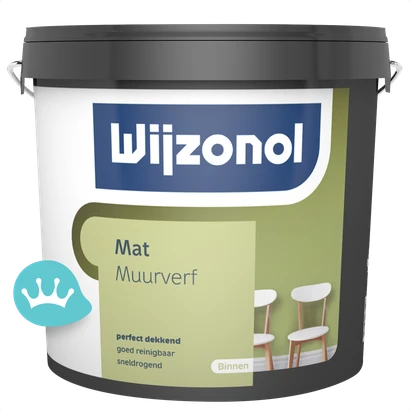 Wijzonol Muurverf Mat 10 liter packshot