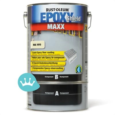 Rust Oleum Epoxyshield Maxx Licht Ivoor Ral 1015 5 liter packshot