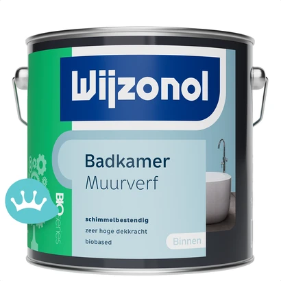 Wijzonol Badkamer Muurverf Mengkleur 2,5 liter packshot