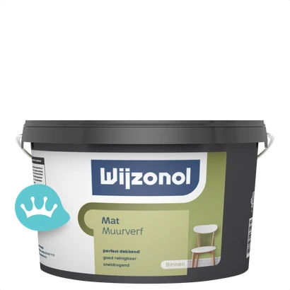 Wijzonol Muurverf Mat Mengkleur 2,5 liter packshot