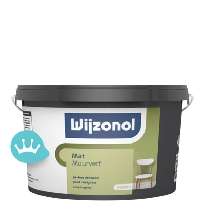Wijzonol Muurverf Mat Mengkleur 2,5 liter packshot