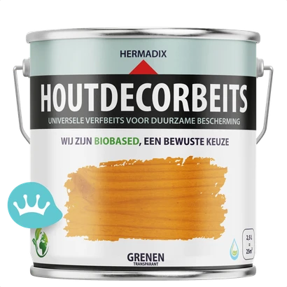 Hermadix Houtdecorbeits Transparant Grenen 2,5 liter packshot