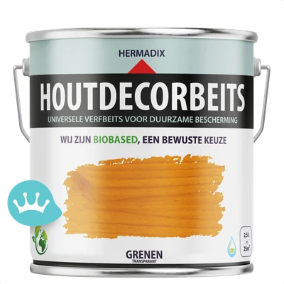 Hermadix Houtdecorbeits Transparant Grenen 2,5 liter packshot