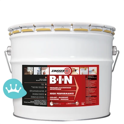 Zinsser B I N Wit 10 liter packshot