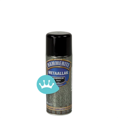 Hammerite Metaallak Hamerslag Spuitbus Zwart H160 400 mililiter packshot