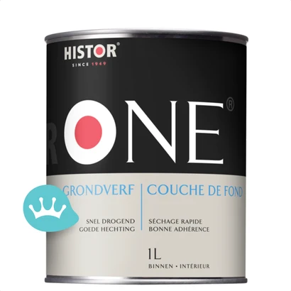 One by Histor Grondverf Acryl Mengkleur 1 liter packshot
