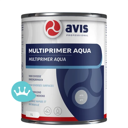 Avis Multiprimer Aqua Grijs 1000 mililiter Nieuw packshot