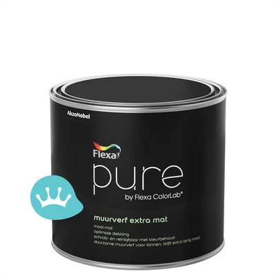 Flexa Pure Muurverf Extra Mat Mengkleur 500 mililiter packshot