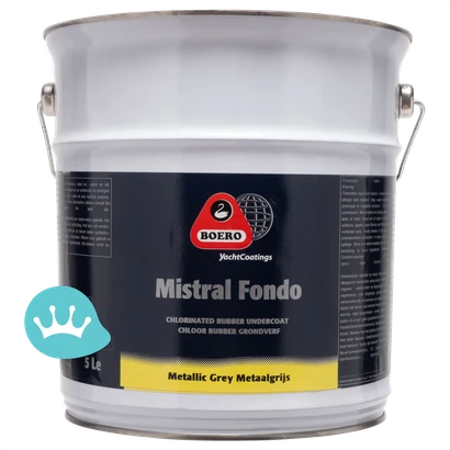 Boero Mistral Fondo 051 Metallic Grey 5 liter packshot
