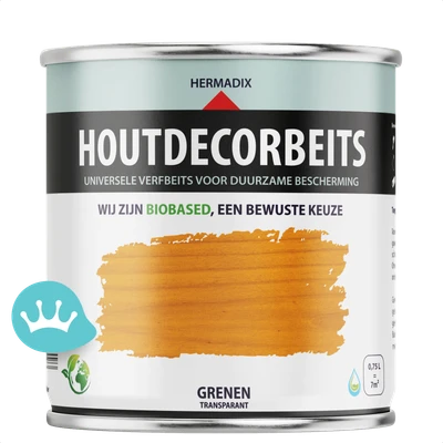 Hermadix Houtdecorbeits Transparant Grenen 750 mililiter packshot