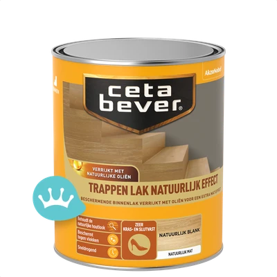CetaBever Trappenlak Natuurlijk Effect Blank 750 mililiter packshot