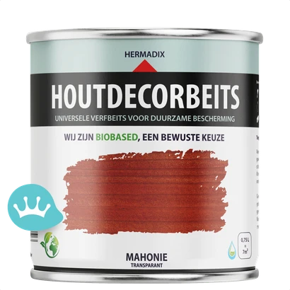 Hermadix Houtdecorbeits Transparant Mahonie 750 mililiter packshot