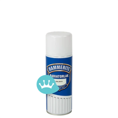 Hammerite Radiatorlak Spuitbus Ral 9010 400 mililiter packshot