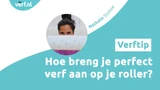 Nathalie de styliste geeft een verftip: “Hoe breng je perfect verf aan op je roller?”