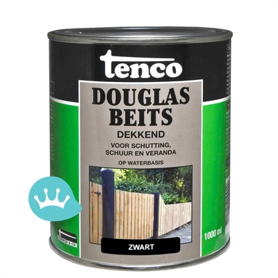 Tenco Douglasbeits Dekkend Zwart 1 liter packshot