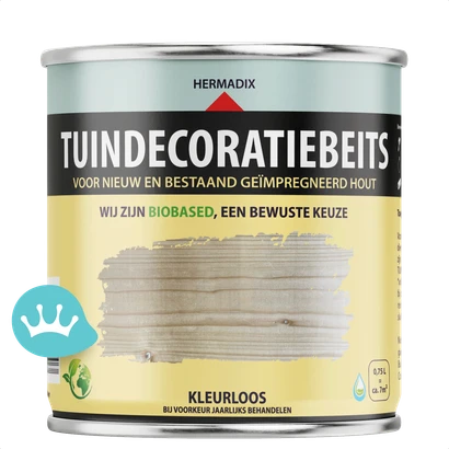 Hermadix Tuindecoratiebeits Kleurloos 750 mililiter packshot