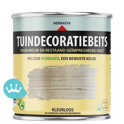 Hermadix Tuindecoratiebeits Kleurloos 750 mililiter packshot