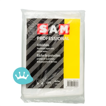 Sam Afdekzeil Dik (0,04 Mm) 4 M X 6 M (24 M2)
