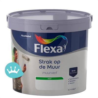 Flexa Strak Op De Muur Muurverf Mengkleur 5 liter packshot