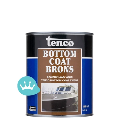 Tenco Bottomcoat Teervrij Brons 1 liter packshot