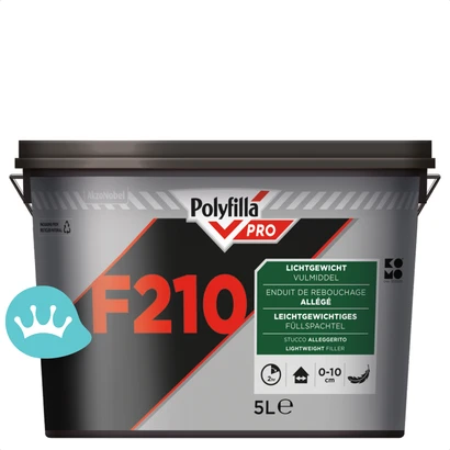 Polyfilla Pro F210 Lichtgewicht Vulmiddel 5 L packshot