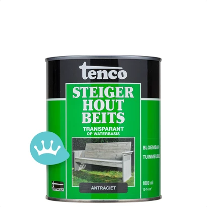 Tenco Steigerhoutbeits Antraciet Wash 1 liter packshot