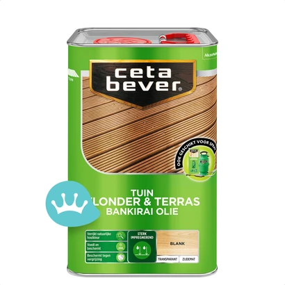 CetaBever Vlonder En Terras Bankirai Olie Uv Proof Kleurloos 4 L packshot
