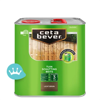 CetaBever Schuttingbeits Lichtbruin 2,5 liter packshot