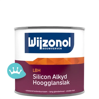 Wijzonol Lbh Silicon Alkyd Hoogglanslak Mengkleur 500 mililiter packshot