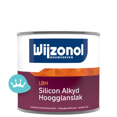Wijzonol Lbh Silicon Alkyd Hoogglanslak Mengkleur 500 mililiter packshot