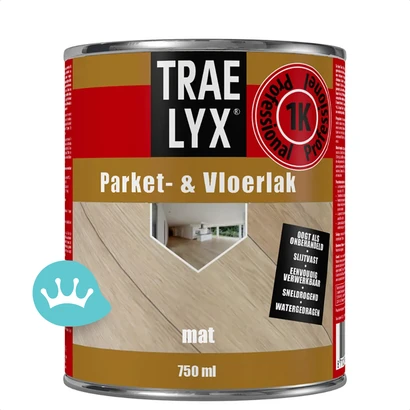 Trae Lyx Parket En Vloerlak Mat 1 liter packshot