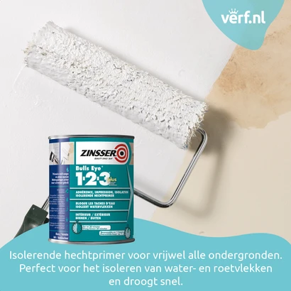 Zinsser Bulls Eye 1 2 3 Plus Wit 1 liter Toepassing 1 packshot