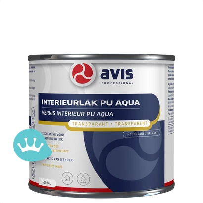 Avis Interieurlak Pu Aqua Transparant Hoogglans 500mililiterNieuw packshot