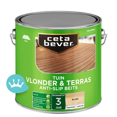 Ceta Bever Vlonder En Terras Beits Antislip Kleurloos 2,5 liter packshot