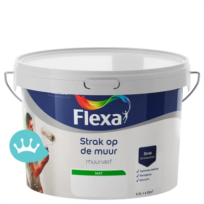 Flexa Strak Op De Muur Muurverf Mengkleur 2,5 liter packshot
