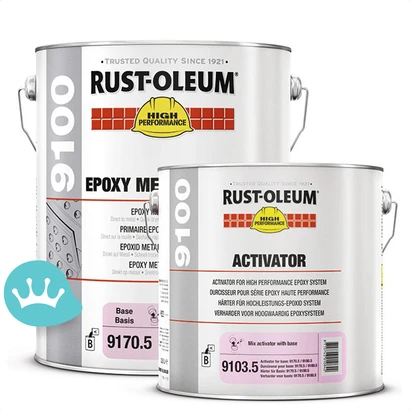 Rust Oleum 9170 Epoxy Metaalprimer Rood 5 liter packshot